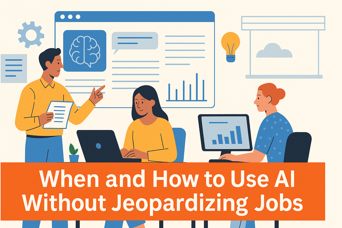 IS AI COMING FOR YOUR JOB? HERE’S HOW TO USE IT WITHOUT RISKING YOUR TEAM